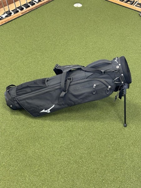 Mizuno BR-D2 Stand Bag - Black/Black - Lightweight Carry - Excellent Condition