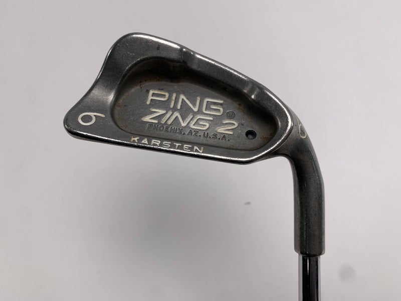 Ping Zing 2 Single 6 Iron Black Dot Karsten JZ Regular Steel Mens RH