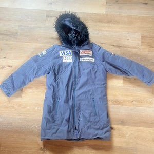Long Gray Women's Adult XXL Spyder Jacket (Used)