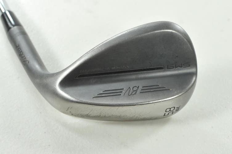Titleist Vokey SM9 Jet Black 58*-14K Wedge Right BV Wedge Flex Steel # 208178