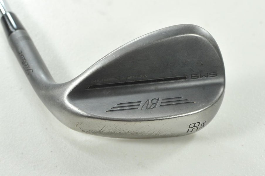Titleist Vokey SM9 Jet Black 58*-14K Wedge Right BV Wedge Flex Steel # 208178