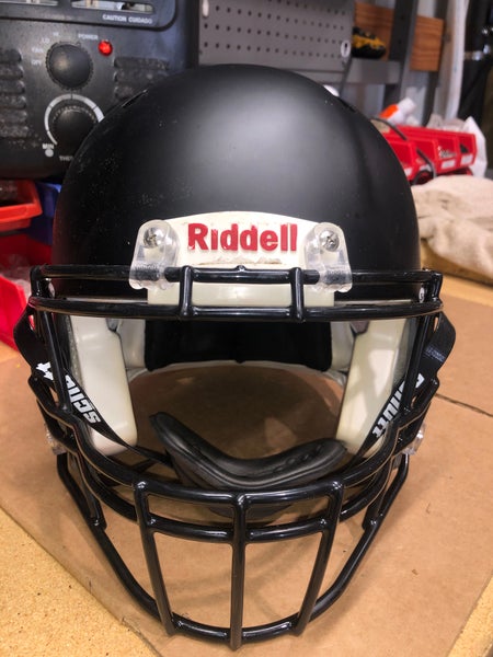 USED RIDDELL SPEED ADULT HELMET - LARGE - FLAT BLACK