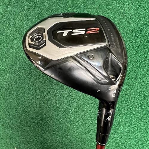 Titleist TS2 4 Fairway Wood 16.5 Stiff Flex Supercharged Graphite 43" NEW GRIP!