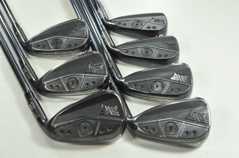 PXG Gen6 0311 P Double Black 5-W,GW Iron Set Regular Flex RH Graphite # 207962