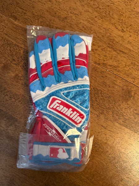 XL Franklin Powerstrap Batting Gloves (New)