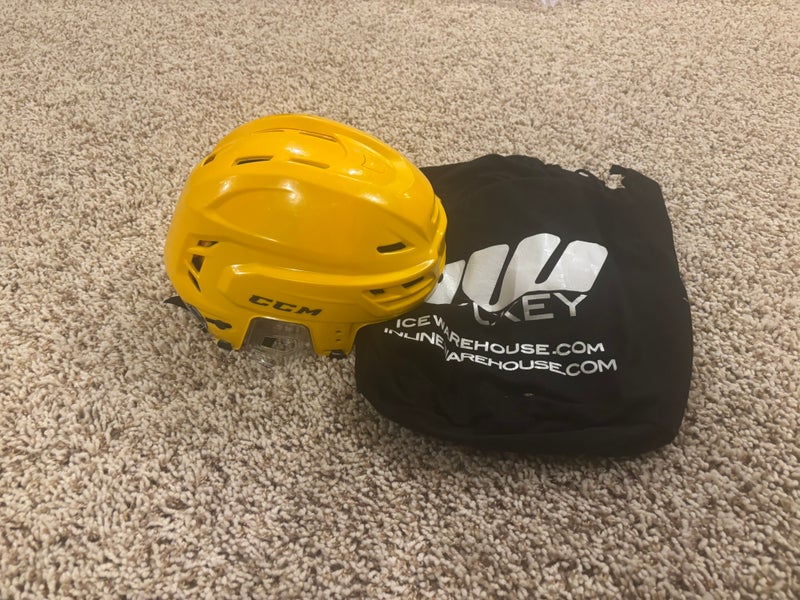 Gold Yellow CCM Hockey Helmet Tack 310 ($249 retail)