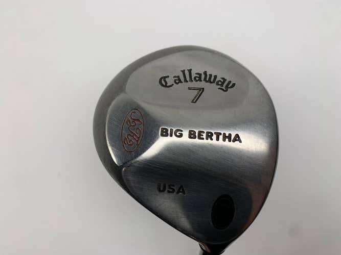 Callaway Big Bertha S2H2 7 Fairway Wood 21* RCH 60 Firm Graphite Mens RH