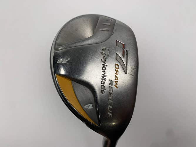 TaylorMade R7 Draw 4 Hybrid 22* REAX 55g Regular Graphite Mens RH