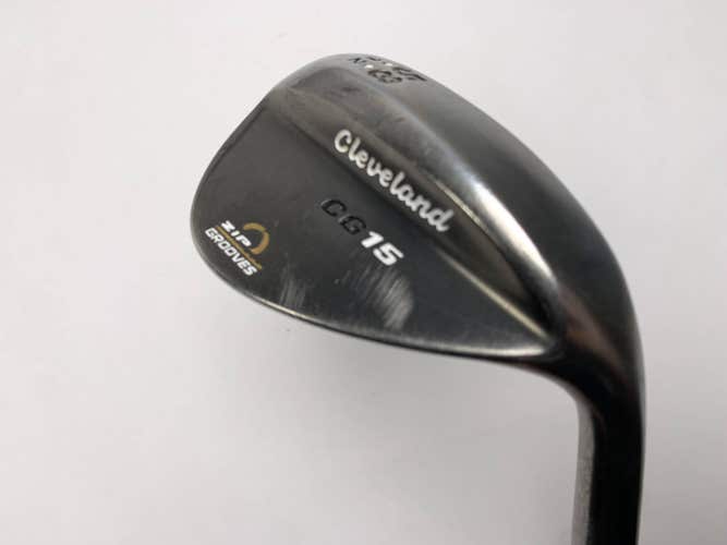 Cleveland CG15 Black Pearl Lob Wedge LW 58* 12 Bounce Wedge Steel Mens RH