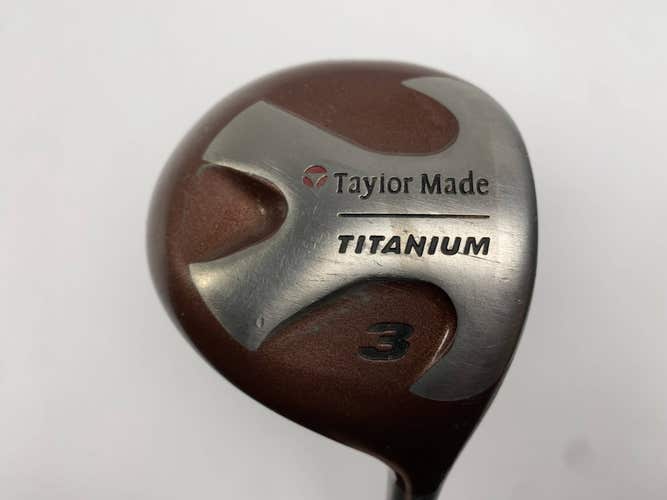 TaylorMade Ti Bubble 3 Fairway Wood 15* Bubble S-90 Plus Stiff Graphite Mens RH
