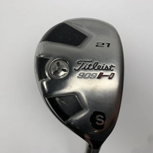 Titleist 909 H 4 Hybrid 21* Aldila VooDoo Stiff Graphite Mens RH Midsize Grip