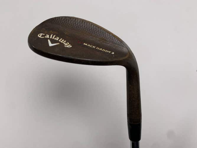 Callaway Mack Daddy 2 Chrome Raw Lob Wedge LW 60* 14 DG S400 Stiff Mens RH -3"