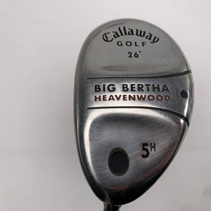 Callaway Big Bertha Heavenwood 5 Hybrid 26* Big Bertha Regular Steel Mens LH