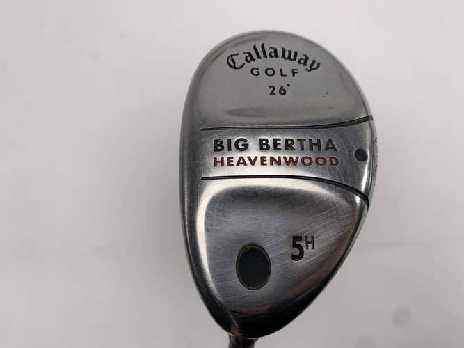Callaway Big Bertha Heavenwood 5 Hybrid 26* Big Bertha Regular Steel Mens LH