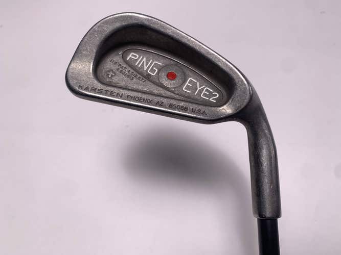 Ping Eye 2 + Single 2 Iron Red Dot 1* Flat Karsten 101 Regular Graphite Mens RH