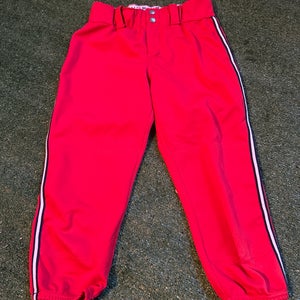 Red Women's Medium Adult EvoShield Game Pants (Used)