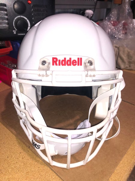USED RIDDELL SPEED ADULT HELMET - MEDIUM - METALLIC WHITE