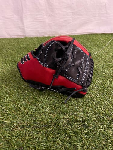 Red Emory Glove Co. 1417 Model RH Infield Baseball Glove 11.75" (Used)