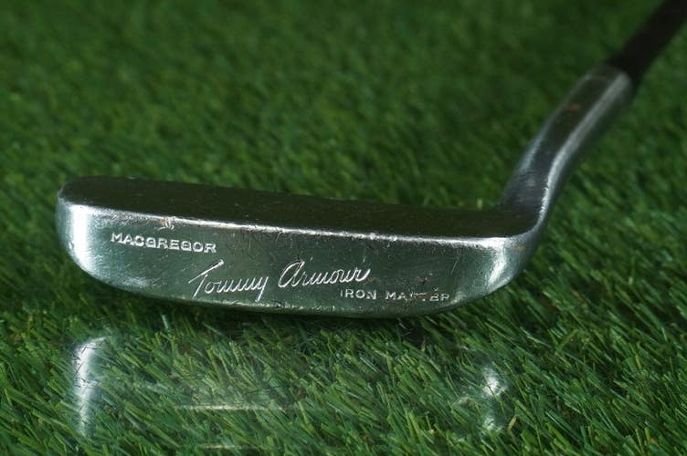 MACGREGOR TOMMY ARMOUR IRON MASTER BLADE PUTTER 35.5" HEEL SHAFTED RH ~ VINTAGE!