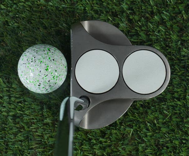 ODYSSEY WHITE HOT 2 BALL MALLET PUTTER 34" TRUE TEMPER RIGHT HANDED RH ~ LOOK!!
