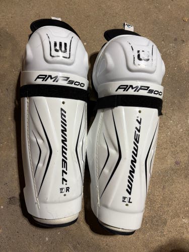 Senior Winnwell AMP 500 15" Shin Pads (Used)