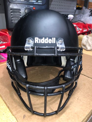 USED RIDDELL SPEED ADULT HELMET - LARGE - FLAT BLACK - REJECT