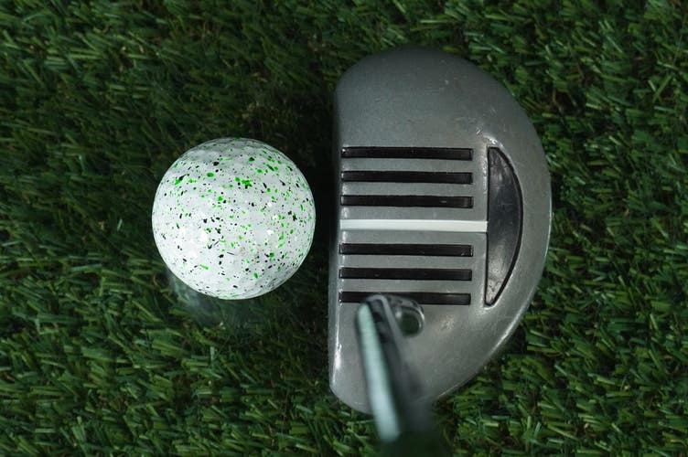 TZ PUTTER PRECISION BALANCE MALLET PUTTER 48" LONG BROOMSTICK SPLIT GRIP RH