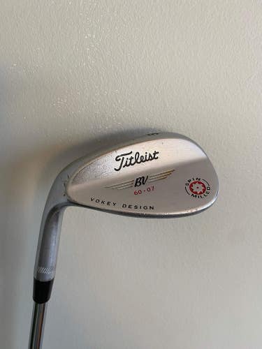Titleist 2009 Vokey SM Chrome Wedge 60 / 7 DG Stiff Flex Lefty 35.25 NICE