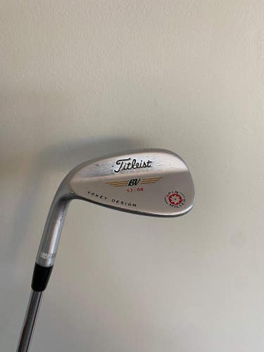 Titleist 2009 Vokey SM Chrome Wedge 52 / 8 DG Stiff Flex Lefty 35.75 NICE