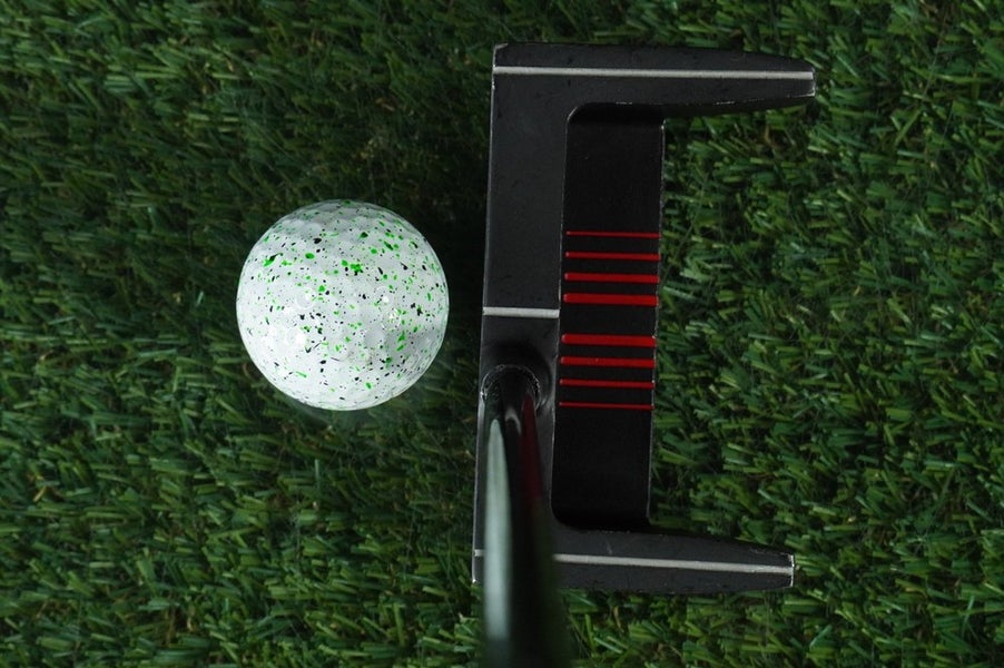 GOLF SMITH LONG SHOT MALLET PUTTER 48" GRAPHITE BROOMSTICK SPLIT GRIP RH