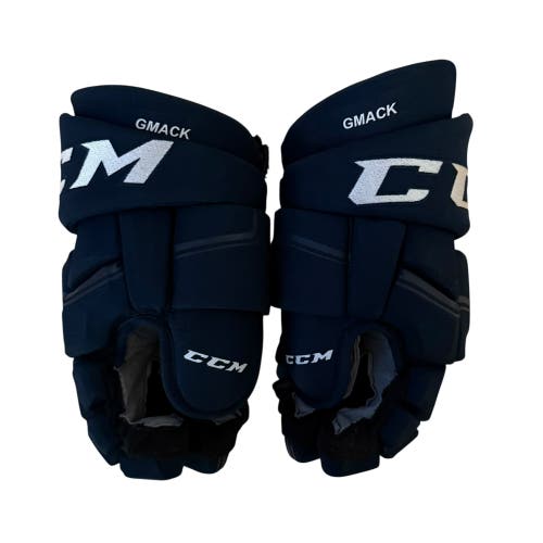 Modified Winnipeg Jets CCM Pro Model Gloves 14" Pro Stock (Used)