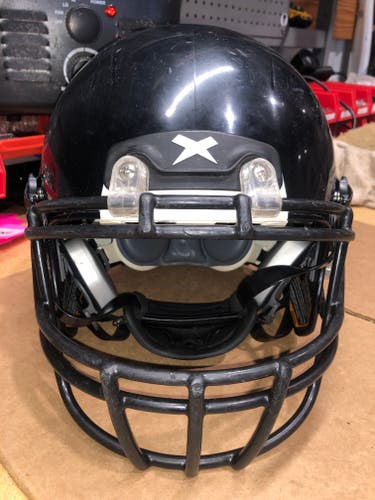 USED XENITH X2E+ YOUTH FOOTBALL HELMET - LARGE - BLACK