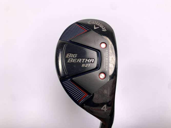 Callaway Big Bertha B21 4 Hybrid 21* RCH 65 Senior Graphite Mens RH Midsize Grip