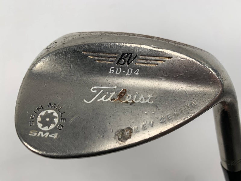 Titleist Vokey Spin Milled SM4 Chrome Lob Wedge LW 60* 4 DG S300 Stiff RH
