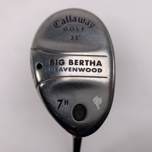 Callaway Big Bertha Heavenwood 7 Hybrid 32* Gems 55 55g Ladies RH