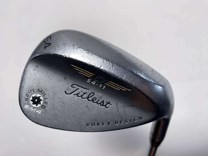 Titleist Vokey Spin Milled SM4 Chrome Sand Wedge SW 54* 11 Wedge Steel Mens RH