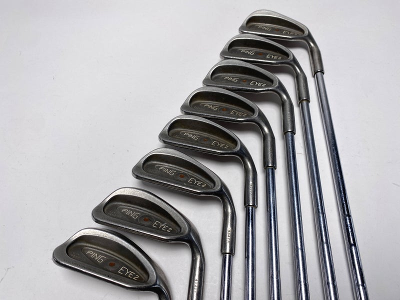 Ping Eye 2 Iron Set 3-PW Iron Set Brown Dot Upside Down Regular Steel Mens RH