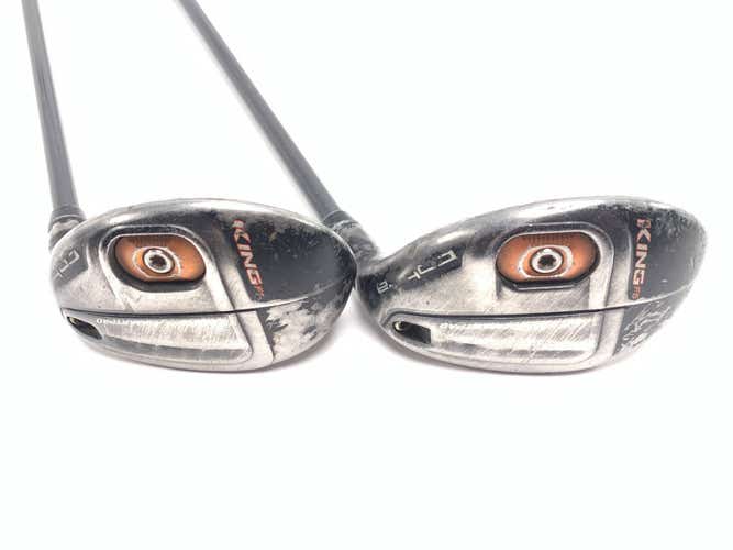 Cobra KING F6 & Hybrid Set 19* 22.5* Fujikura Pro 73h Regular Graphite Mens RH