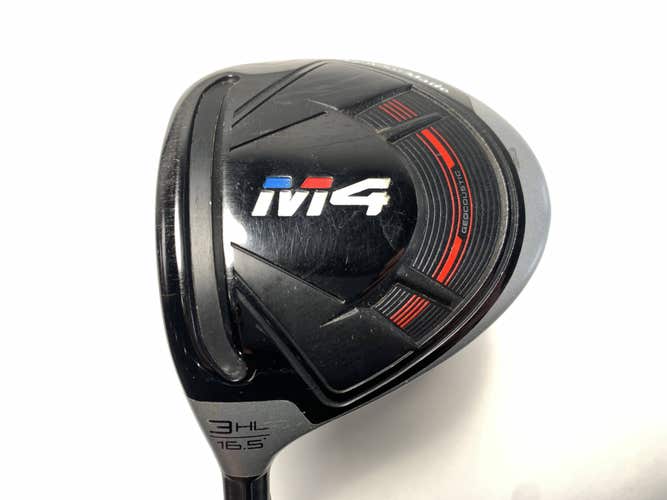 TaylorMade M4 3HL Fairway Wood 16.5* Matrix White Tie MFS X5 45g Senior LH