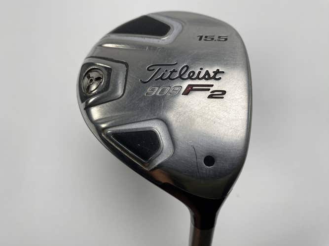 Titleist 909 F2 3 Fairway Wood 15.5* Aldila VooDoo Stiff RH Midsize Grip