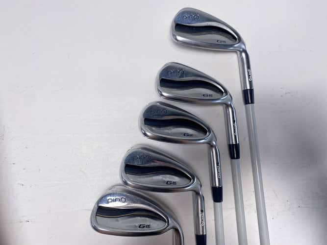 Ping G LE 3 Iron Set 8-PW+GW+SW Black Dot ULT 250 Ladies Graphite Womens RH