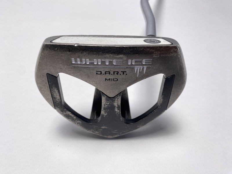 Odyssey White Ice D.A.R.T Mid Putter 37.5" Mens RH - NEW LONG GRIP
