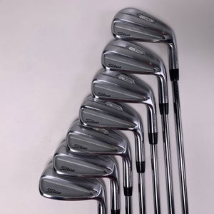 Titleist T100 2021 Iron Set 4-PW True Temper AMT S300 Black Stiff RH +1''