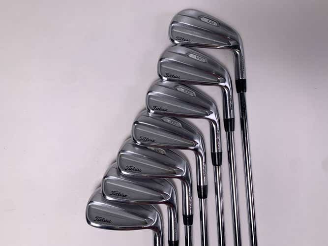 Titleist T100 2021 Iron Set 4-PW True Temper AMT S300 Black Stiff RH +1''