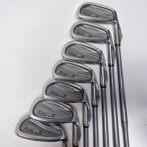 Cobra King Cobra 2 Oversize Iron Set 3-8+SW IQ System Regular Graphite Mens RH