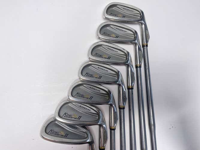 Cobra King Cobra 2 Oversize Iron Set 3-8+SW IQ System Regular Graphite Mens RH