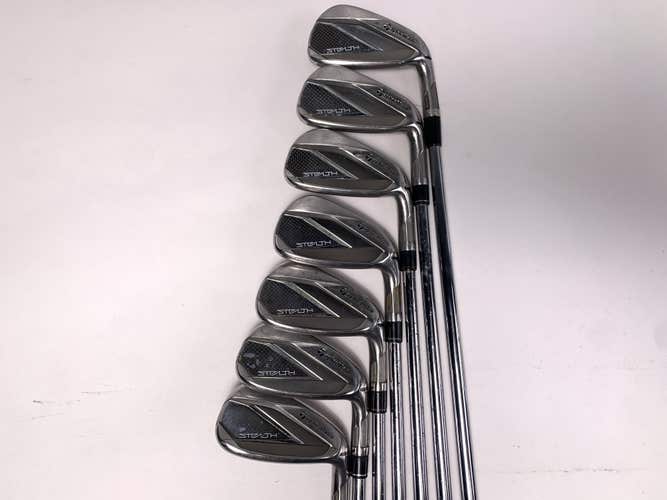 TaylorMade Stealth Iron Set 5-PW+GW Project X Rifle Precision 5.5 Mens RH
