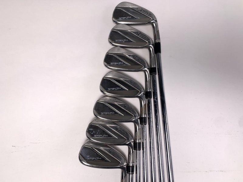 TaylorMade Stealth Iron Set 5-PW+GW Project X Rifle Precision 5.5 Mens RH