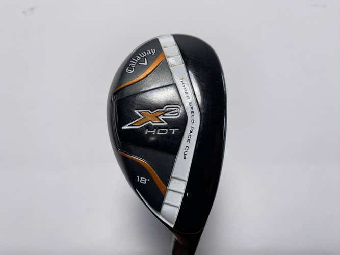 Callaway X2 Hot Pro 2 Hybrid 18* Aldila Tour ATX 3.3 75g Stiff Graphite Mens RH