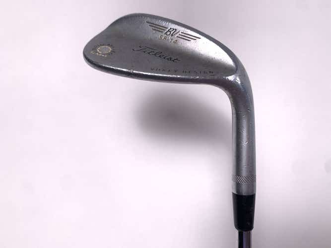 Titleist Vokey Spin Milled SM4 Chrome Sand Wedge SW 56* 14 Wedge Steel Mens RH